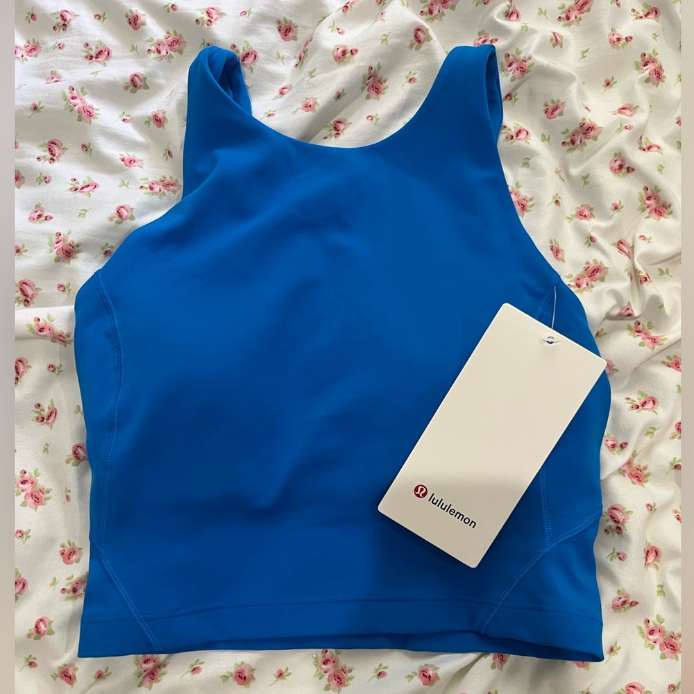 Blue Lululemon align tank top
